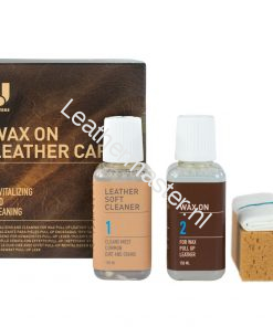 Wax on leather care kit